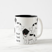 カスタマイズ可能な漫画の大家newfoundland ツートーンマグカップ (正面右)