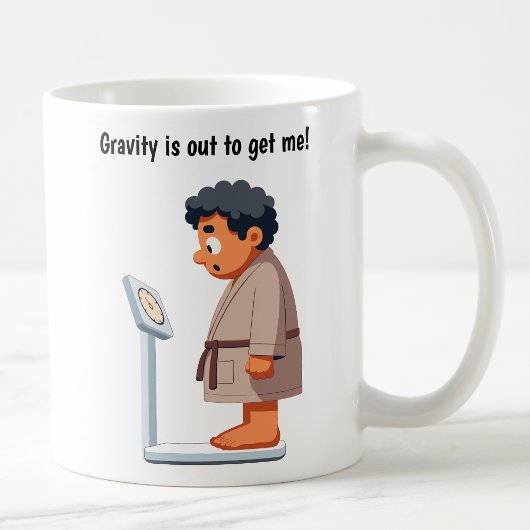 カスタマイズ可能な漫画の重量スケール コーヒーマグカップ