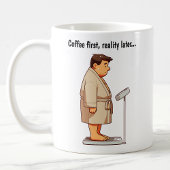 カスタマイズ可能な漫画の重量スケール コーヒーマグカップ