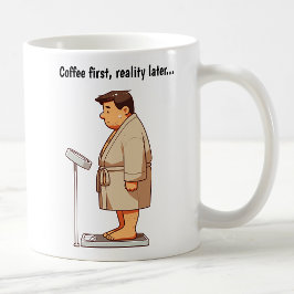 カスタマイズ可能な漫画の重量スケール コーヒーマグカップ