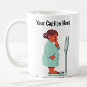 カスタマイズ可能な漫画の重量スケール コーヒーマグカップ