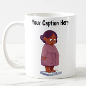 カスタマイズ可能な漫画の重量スケール コーヒーマグカップ