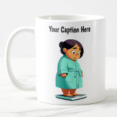 カスタマイズ可能な漫画の重量スケール コーヒーマグカップ