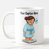 カスタマイズ可能な漫画の重量スケール コーヒーマグカップ