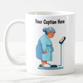 カスタマイズ可能な漫画の重量スケール コーヒーマグカップ