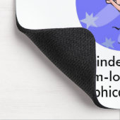 カスタマイズ可能な漫画射手座の中心人物 マウスパッド (コーナー)