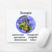 カスタマイズ可能な漫画蠍座の特徴〔占星術の〕十二宮図 マウスパッド (マウス)