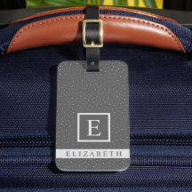 カスタマイズ可能な濃い灰色と白い水玉模様