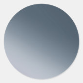 カスタマイズ可能な濃い青のグラデーションシール ラウンドシール (正面)