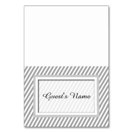 カスタマイズ可能な灰色のストライプのな一流の座席表 テーブルナンバー