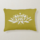 カスタマイズ可能な炎の蓮の花 アクセントクッション (正面)