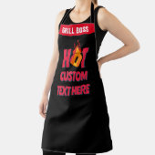 カスタマイズ可能な炎ホットシェフ エプロン (インサイチュ)