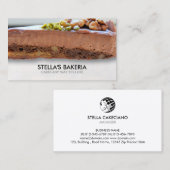 カスタマイズ可能な焼きベーカリー食品 名刺 (正面/裏面)