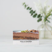 カスタマイズ可能な焼きベーカリー食品 名刺 (スタンド正面)