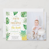 カスタマイズ可能な熱帯パーティの招待状 子供へ 招待状 (正面)