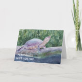 カスタマイズ可能な熱帯性カメ カード (正面)