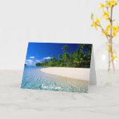 カスタマイズ可能な熱帯楽園カード カード (黄色い花)