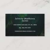 カスタマイズ可能な熱帯造園名刺 名刺 (裏面)