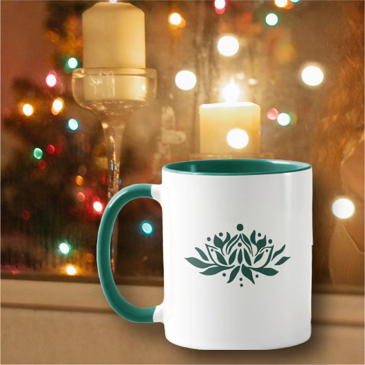 カスタマイズ可能な燃える蓮の花のマグカップ マグカップ