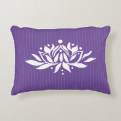 カスタマイズ可能な燃える蓮の花アクセント枕 アクセントクッション (正面)