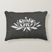 カスタマイズ可能な燃える蓮の花アクセント枕 アクセントクッション (正面)