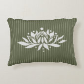 カスタマイズ可能な燃える蓮の花アクセント枕 アクセントクッション (正面)