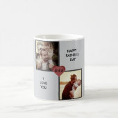 カスタマイズ可能な父の日のマグカップ – パパのためのギフト コーヒーマグカップ (中央)