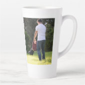 カスタマイズ可能な父の日の写真ラテマグカップ カフェラテマグ (右)