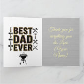 カスタマイズ可能な父の日カード |   カード (内部)