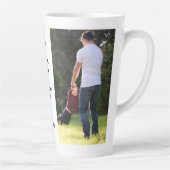 カスタマイズ可能な父の日写真 カフェラテマグ (右)