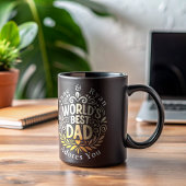 カスタマイズ可能な父の日 – 名前とメッセージ コーヒーマグカップ