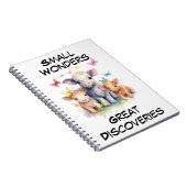 カスタマイズ可能な牛と蝶 ノートブック (右側)