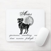 カスタマイズ可能な牡羊形質ギリシャ語 – スタイル〔占星術の〕十二宮図 マウスパッド (マウス)