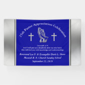 カスタマイズ可能な牧師評価パーティーバナー 横断幕 (横)