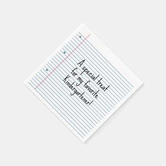 カスタマイズ可能な特別な学校のランチナプキン スタンダードカクテルナプキン (角)