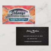 カスタマイズ可能な牽引運搬の名刺 名刺 (正面/裏面)