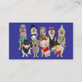 カスタマイズ可能な犬の付属品 名刺 (裏面)