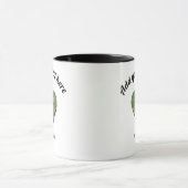 カスタマイズ可能な犬の恋人のマグカップ – あなたのアップをパーソナライズ' マグカップ (中央)