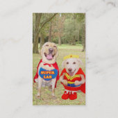 カスタマイズ可能な犬用トレーナーの名刺 名刺 (裏面)