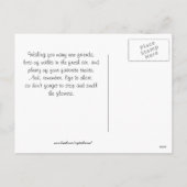 カスタマイズ可能な犬/ラボの新年 シーズンポストカード (裏面)