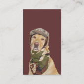 カスタマイズ可能な狩りまたは魚釣りガイド 名刺 (裏面)