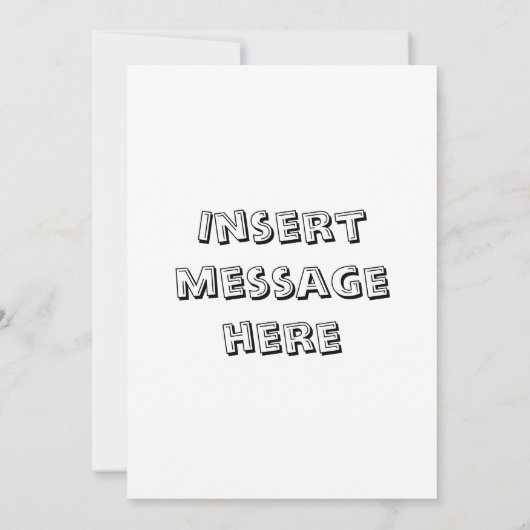 カスタマイズ可能な独自のサンキューカードバラ サンキューカード (裏面)