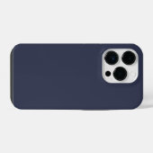 カスタマイズ可能な独自の灰色の青を作成 iPhoneケース (裏面横)