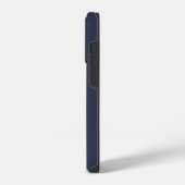 カスタマイズ可能な独自の灰色の青を作成 iPhoneケース (左側面)