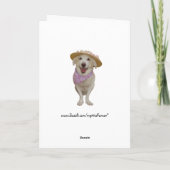 カスタマイズ可能な猫好きの母の日の庭師 カード (裏面)