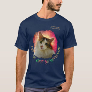 カスタマイズ可能な猫 Tシャツ