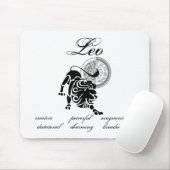 カスタマイズ可能な獅子特性ギリシャ語 – スタイル〔占星術の〕十二宮図 マウスパッド (マウス)