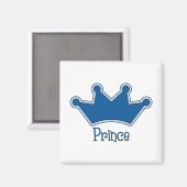 カスタマイズ可能な王子 – 王冠 マグネット (正面/裏面)