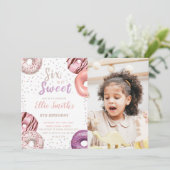 カスタマイズ可能な甘いパーティの招待状 子供へ 招待状 (スタンド正面)