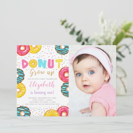 カスタマイズ可能な甘いパーティの招待状 子供へ 招待状 (スタンド正面)